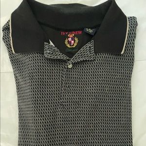 Ivy Crew tan/grey/black  XL polo shirt- Great condition